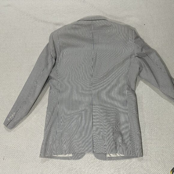 Joseph A Banks mens blue seersucker suit - Picture 3 of 4